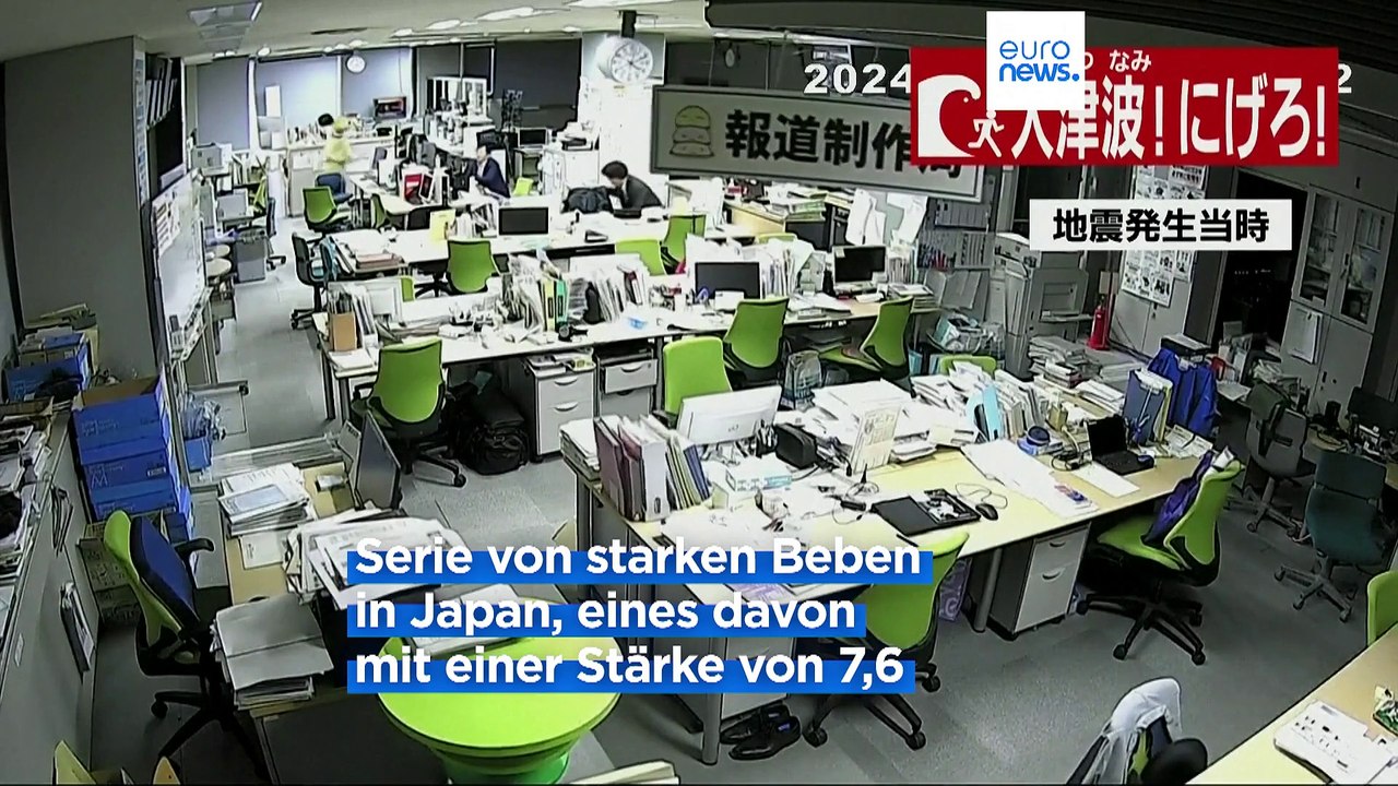 TsunamiWarnung Beben der Stärke 7 erschüttert japanische Halbinsel