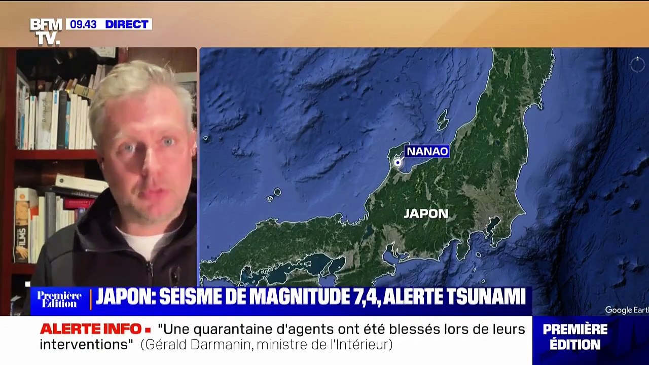 Alerte au tsunami au Japon après une série de puissants séismes