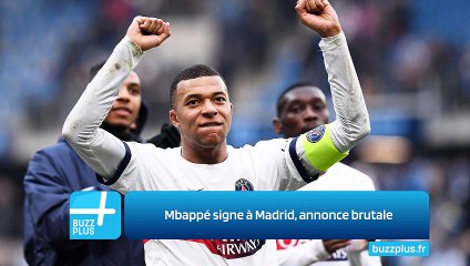 Mbappé signe à Madrid, annonce brutale