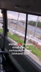 Tsunami threat after 7.6 earthquake in Japan (Ishikawa)