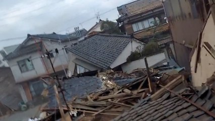 Japon : les premières images impressionnantes des 21 séismes