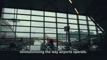 How does AI optimize airport flight landings?