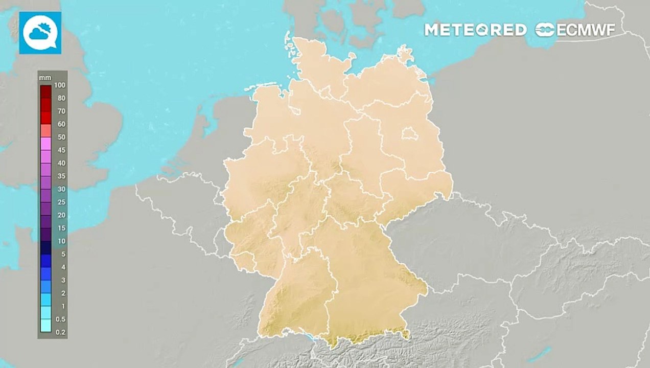 Unwetterwarnung des Deutschen Wetterdienstes! Bis zu 100 Liter Regen bis Donnerstag!