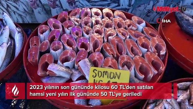 Hamsinin fiyatı yeni yılda geriledi