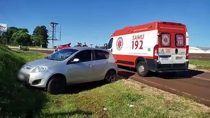 "Feliz Ano Novo" termina em casal brigado e tentativa de atropelamento na BR-277