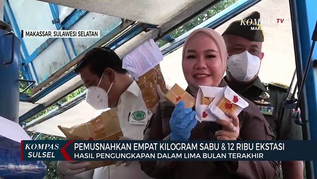 Pemusnahan Empat Kilogram Sabu & 12 Ribu Ekstasi