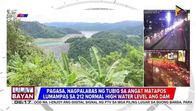 Spilling operation, isinagawa sa Angat Dam matapos lumampas sa normal high water level ang tubig