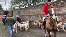 The Monmouthshire Hunt met at Monmouth Castle on New Year's Day.