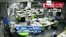 Japan issues tsunami warnings after strong earthquakes