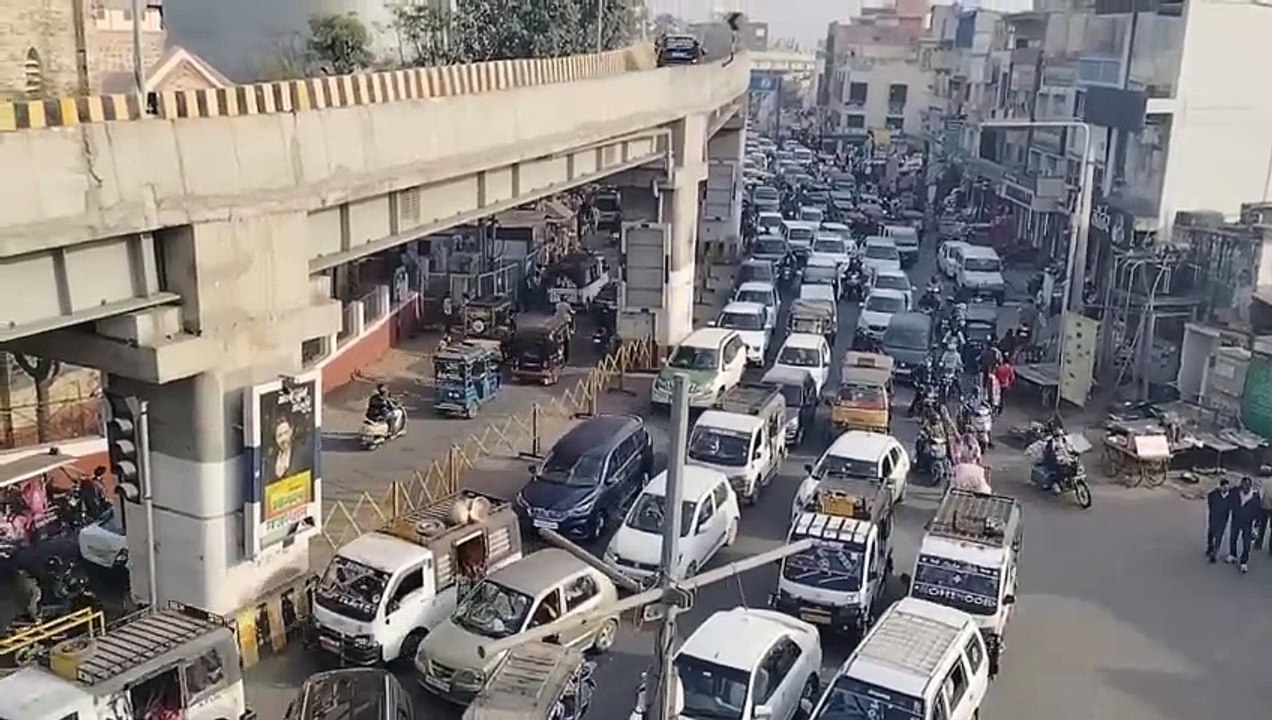 traffic jam in ajmer
