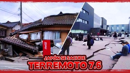 TERREMOTO de 7.6 grados SACUDE a JAPÓN comenzando el 2024, SE HA EMITIDO ALERTA DE TSUNAMI