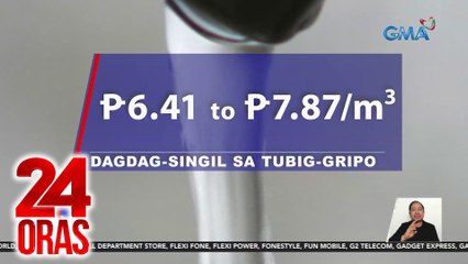 Singil sa tubig-gripo at presyo ng lpg, tataas ngayong 2024; Dagdag singil ng MRT at presyo ng ilang produkto, hiniling; Taas-kontribusyon sa Philhealth at Pagibig, posible | 24 Oras