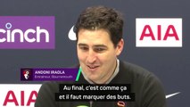 Iraola calme le jeu après son clash avec Postecoglou