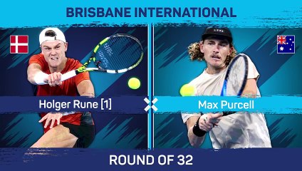 Rune survives first-round scare in Brisbane