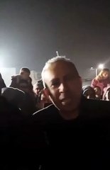 Haluk Levent yeni yıla Hatay'da konteyner kentte girdi