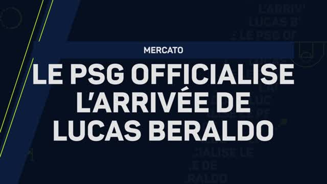 PSG - Le club de la capitale officialise l'arrivée de Lucas Beraldo