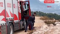 Alanya'da eşiyle tartışan kadın boş otomobili uçuruma itti
