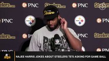 Najee Harris Jokes About Steelers TE's Wanting Game Ball