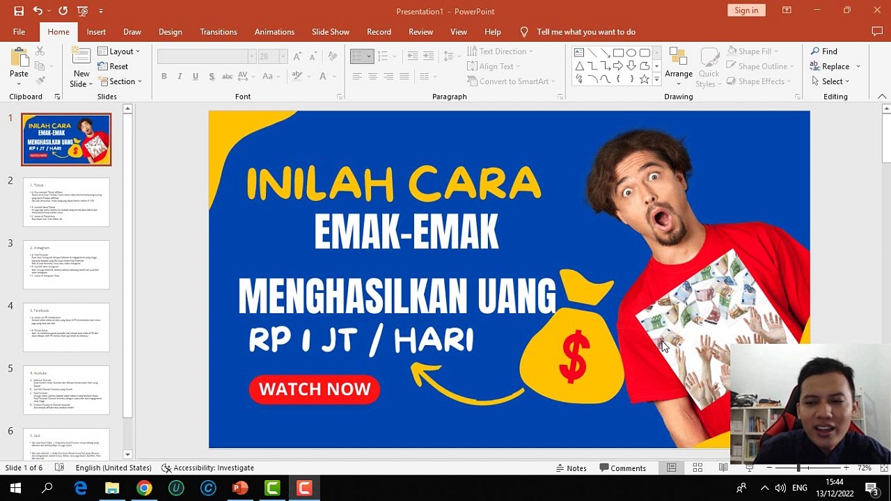 INILAH CARA EMAK-EMAK MENGHASILKAN UANG JUTAAN PERHARI WAJIB TAHU BUAT YANG CARI PENGHASILAN TAMBAHAN