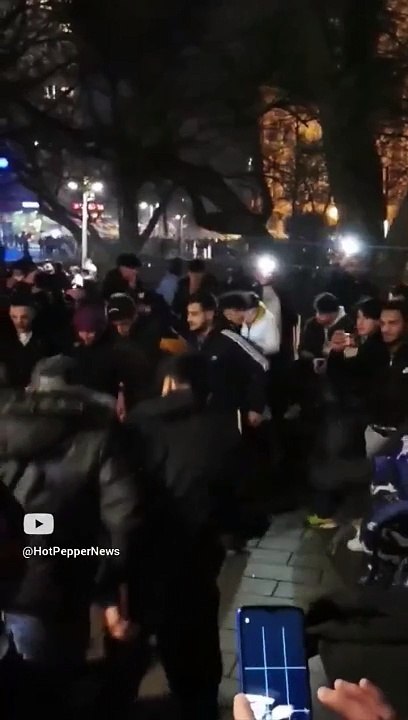 BREAKING: In Alexanderplatz in Berlin there are no Germans or even women. We all know why.