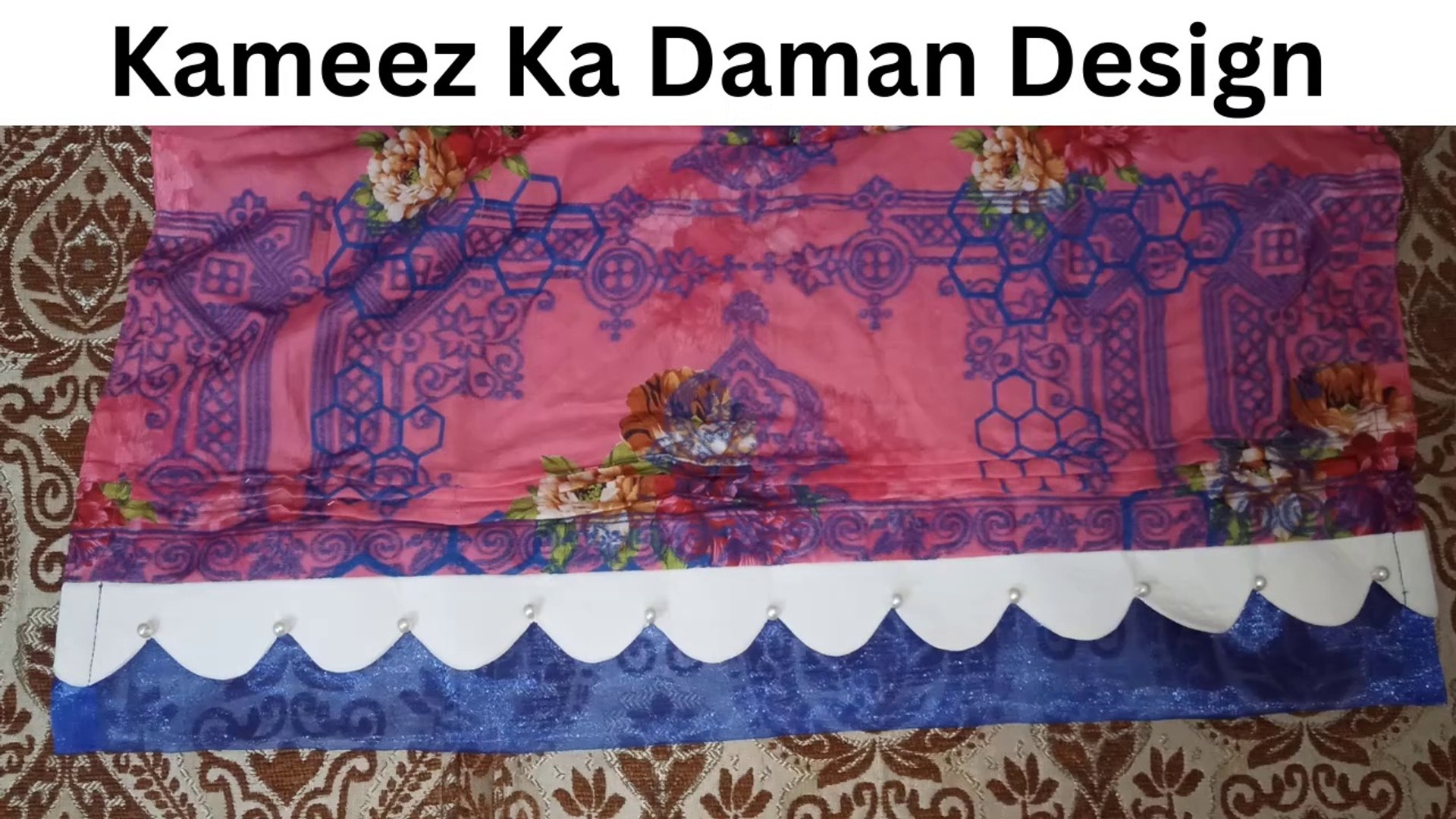 Kameez daman outlet design