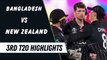 Bangladesh vs New Zealand 3rd T20 highlights 2024 | Ban vs NZ
