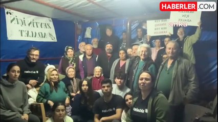 İkizköylüler, termik santrallere karşı mücadeleyi sürdürüyor