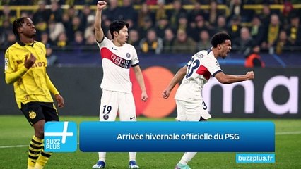 Arrivée hivernale officielle du PSG
