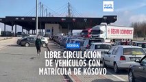 Se estrena la libre circulación en Serbia para los vehículos con matrícula de Kósovo