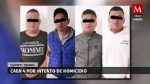 Detienen en Ecatepec a 4 sujetos por intento de homicidio