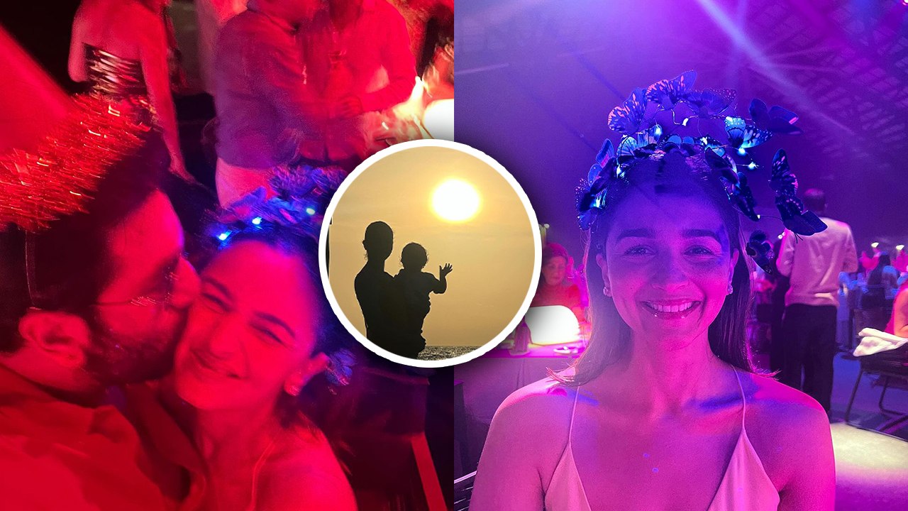 Alia Bhatt Ranbir Kapoor के साथ New Year पर हुईं Cosy, बेटी Raha के साथ Photos की share! FilmiBeat