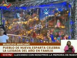 Neoespartanos celebran con felicidad la llegada del año 2024 en unión familiar