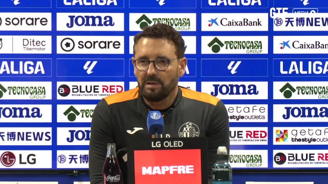 Rueda de prensa de Bordalás