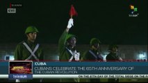 Cuba celebrates the 65th anniversary of the Cuban revolution