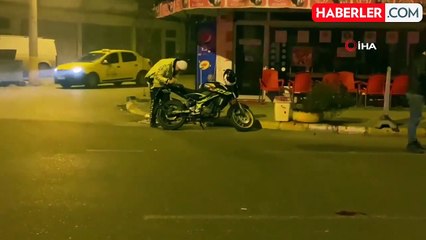 Edirne'de devrilen motosiklet sürücüsü yaralandı