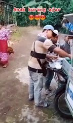 LUCU NGAKAK PARAH NIH || TUKANG BASO DI KAGETIN