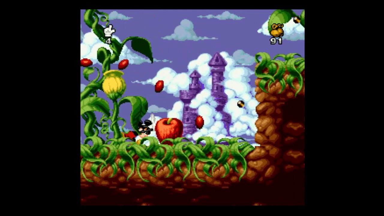 Game Mickey mania super nintendo Mickey and the Beanstalk 1947
