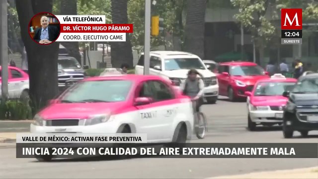 Activan contingencia ambiental por mala calidad del aire en CdMx