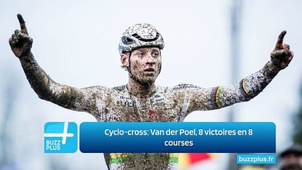 Cyclo-cross: Van der Poel, 8 victoires en 8 courses