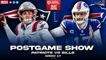 LIVE: Patriots vs Bills Week 17 Postgame Show w/ Sophie Weller