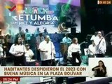 Caraqueños despidieron el 2023 en la Plaza Bolívar con el Retumba Caracas