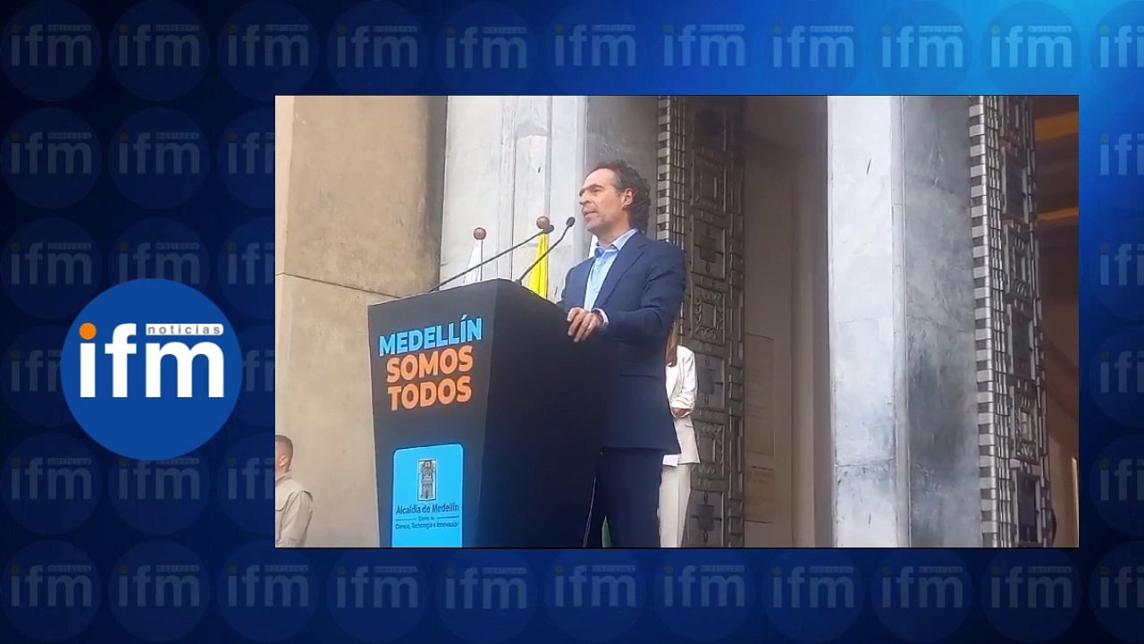Posesión de Fico Gutiérrez como alcalde de Medellín
