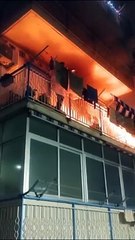Capaci, i botti scatenano un incendio su un balcone mentre i proprietari sono fuori