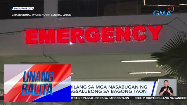 Mga bata, kabilang sa mga nasabugan ng paputok sa pagsalubong sa Bagong Taon | UB