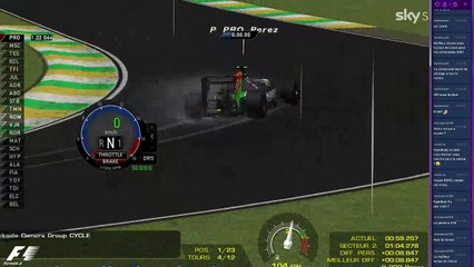 F1Brain S2 - GP du Brésil 10/10 - qualifs, course sprint et course principale - rFactor IA leagu