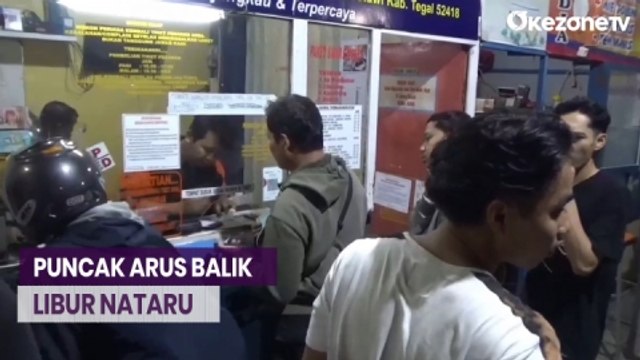 Puncak Arus Balik Libur Nataru, Terminal Bus Dipadati Pemudik Tujuan Jabodetabek