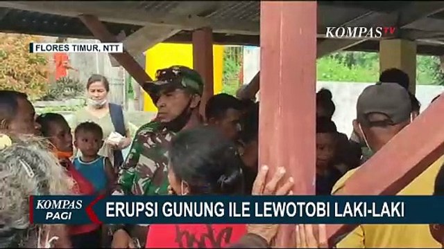 800 Warga Flores Timur Mengungsi Akibat Erupsi Gunung Ile Lewotobi Laki-Laki