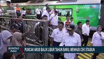 Menhub Budi Karya Sumadi Cek Kelancaran Puncak Arus Balik Libur Nataru di Stasiun Yogyakarta