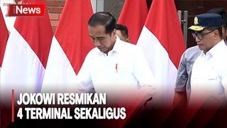 Kunker ke Purworejo, Presiden Jokowi Resmikan 4 Terminal di Jateng-Jatim