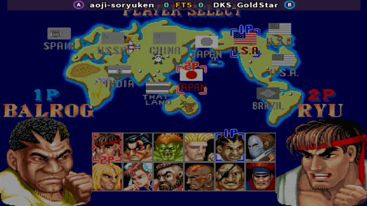 aoji-soryuken vs DKS_GoldStar - Street Fighter II'_ Champion Edition - FT5